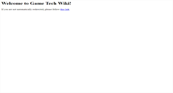 Desktop Screenshot of gametechwiki.com